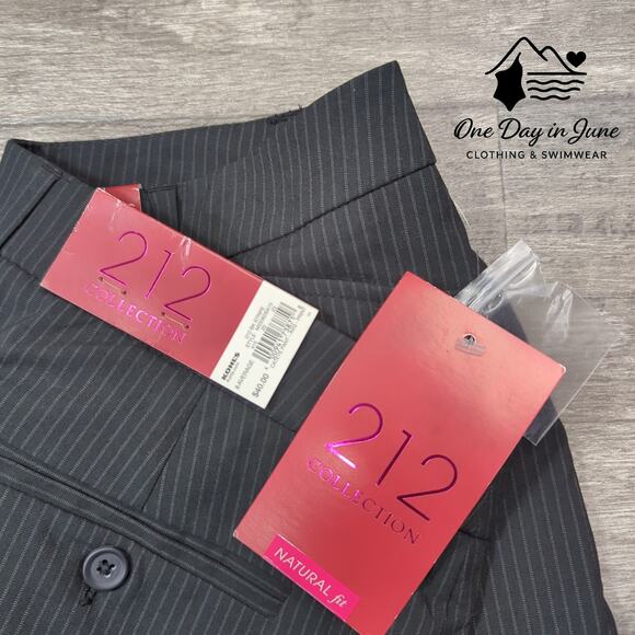 212 Collection Natural Fit Straight Leg Dress Pants Size 8 - Picture 2 of 6